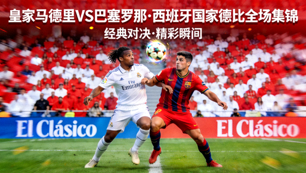 皇家马德里对阵巴塞罗那西班牙国家德比全场集锦视频封面图